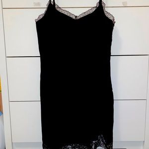 Black Cami Slip Dress NWT